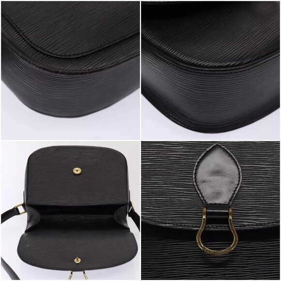 LOUIS VUITTON Epi Saint Cloud GM Shoulder Bag Black Noir M52192 LV Auth yk13931 - Picture 15 of 16